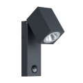 SAKEDA  96287  kinkiet zewnętrzny led z czujnikiem ruchu antracyt  IP44  EGLO