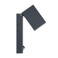 SAKEDA  96287  kinkiet zewnętrzny led z czujnikiem ruchu antracyt  IP44  EGLO
