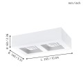 FERREROS  96792  LAMPA SUFITOWA LED BIAŁA  EGLO