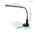LAROA  96437  LAMPA BIURKOWA DOTYKOWA LED CZARNA  EGLO