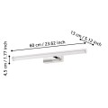VADUMI  97082 KINKIET LED CHROM IP44  EGLO