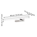 VADUMI  97081 KINKIET LED CHROM IP44  EGLO