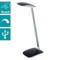 CAJERO 95696 LAMPA BIURKOWA CZARNA DOTYKOWA LED  EGLO