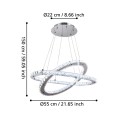VARRAZO 31667 LAMPA WISZĄCA KRYSZTAŁOWA LED  EGLO