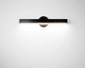 Lampa LED kinkiet nad lustro zoomLED® KO2 CRI>90 IP44 czarny  opcja ściemniania