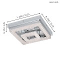 FRADELO 95659 LAMPA SUFITOWA LED KRYSZTAŁ  EGLO