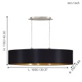 Maserlo 31616 lampa wisząca Eglo