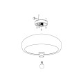 Lampa sufitowa , plafon  MOGANO 94547 EGLO