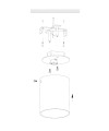 Lampa sufitowa led POLASSO 94502 EGLO