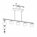 Lampa wisząca LED  ASCOLESE 94319 EGLO