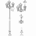 LATERNA 4 22145 LAMPA STOJĄCA ZEWNĘTRZNA IP44  EGLO