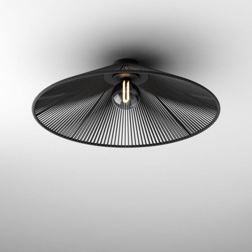 Plafon SNOP 60 E27 Phase-Control natynkowy czarny + klosz czarny 47048-0000-U8-PH-B2 Aqform SN0024-08.jpg