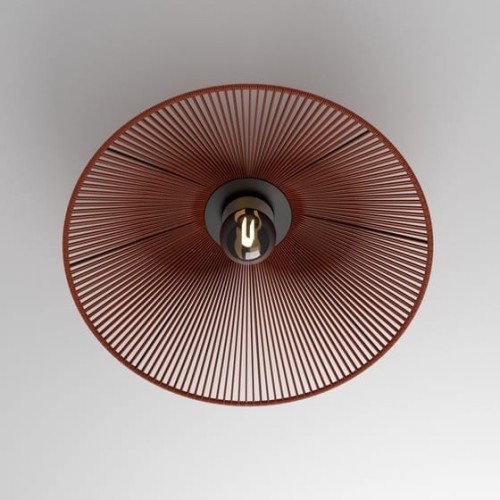 Plafon SNOP 60 E27 Phase-Control natynkowy czarny + klosz terakota 47048-0000-U8-PH-R2 Aqform SN0024-06.jpg