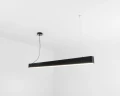 Lampa wisząca nad biurko  OPTONICA liniowa czarna 120cm 40W LED 4000lm 4000K Kingled