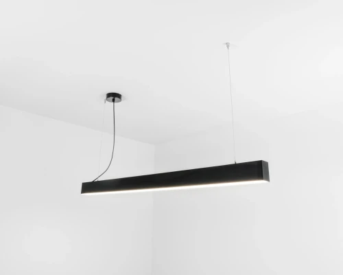 lLampa wisząca nad biurko  OPTONICA liniowa czarna 120cm 40W LED 4000lm 4000K Kingled  ampa_wiszaca_optonica_czarna.