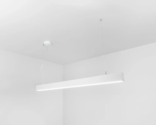Lampa wisząca nad biurko OPTONICA liniowa biała 120cm 40W LED 4000lm 4000K