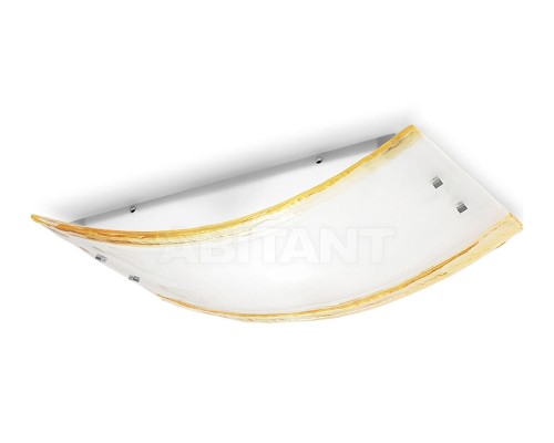 Lampa natynkowa 3XE27 , Ambra plafon kinkiet 4531 szkło kryształowe Linea Light