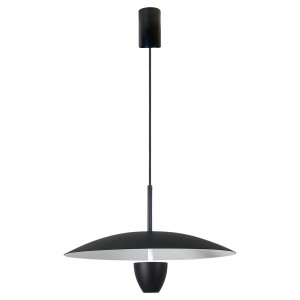 Lampa wisząca Ufo M czarna LED CCT LP-0408/1P M BK 