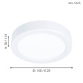 Lampa FUEVA 5 Plafon LED 10,5W 3000K biały oprawa natynkowa 99215 