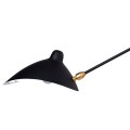Lampa ścienna 1XE14 kinkiet CRANE-1W czarna 99 cm W8701
