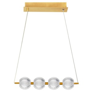 Lampa wisząca Brillant 4 złota LED CCT LP-3303/4L GD