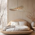 Rattanowa lampa wisząca Raya naturalna 1xE27 LP-2704/1P NT