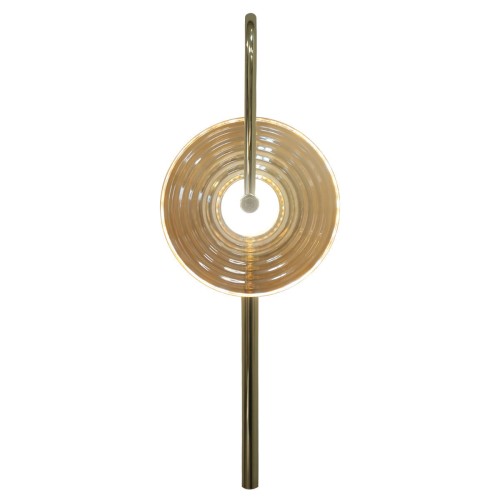 Kinkiet do sypialni  Plato bursztynowy LED CCT LP-0301/1W AM  kinkiet-plato-bursztynowy-led-cct.jpg