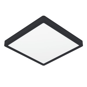 Lampa natynkowa FUEVA 6 plafon LED 13W 2700/4000/6500K IP44 czarny 901331 Eglo