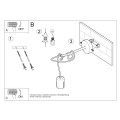 Edison 1  SL.0373  kinkiet czarny  Sollux lighting