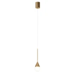 Lampa wisząca IP44 do łazienki Nata 1xLED złota PL0104-GD