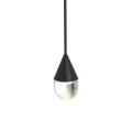 Lampa do łazienki IP44 wisząca Nata 1xLED czarna PL0104-BK