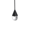 Lampa do łazienki IP44 wisząca Nata 1xLED czarna PL0104-BK