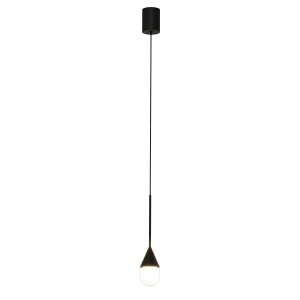 Lampa do łazienki IP44 wisząca Nata 1xLED czarna PL0104-BK
