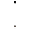Lampa do łazienki IP44 wisząca Nata 1xLED czarna PL0104-BK