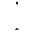 Lampa IP44 do łazienki wisząca Suza 1xLED czarna PL0103-BK
