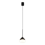 Lampa IP44 do łazienki wisząca Suza 1xLED czarna PL0103-BK