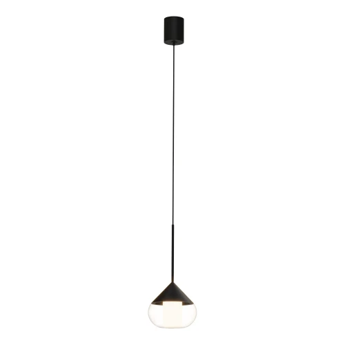 Lampa IP44 do łazienki wisząca Suza 1xLED czarna PL0103-BK suza_bk.webp