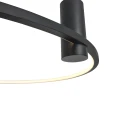 Plafon, lampa ze zmienną barwą światła Ringa L 1xLED czarny CL0112-L-BK