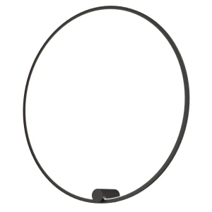 Kinkiet Ringa L 1xLED czarny WL0116-L-BK lampa na ścianę do salonu