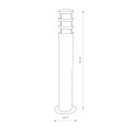NORIN I  4446  lampa stojąca zewnętrzna grafit IP44  NOWODVORSKI