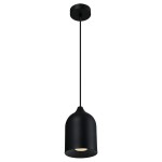 Metalowa lampa wisząca Nilo czarna 1xGU10 LP-0110/1P BK