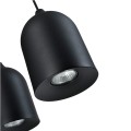 Metalowa lampa wisząca Nilo czarna 2xGU10  LP-0110/2L BK