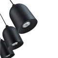 Metalowa lampa wisząca Nilo czarna 3xGU10  LP-0110/3L BK