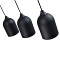 Metalowa lampa wisząca Nilo czarna 3xGU10  LP-0110/3L BK
