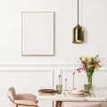 Metalowa lampa wisząca Nilo złota 1xGU10 LP-0110/1P GD