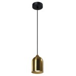 Metalowa lampa wisząca Nilo złota 1xGU10 LP-0110/1P GD