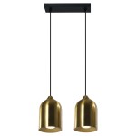 Metalowa lampa wisząca Nilo złota 2xGU10   LP-0110/2L GD
