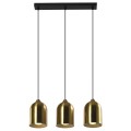 Metalowa lampa wisząca Nilo złota 3xGU10 LP-0110/3L GD