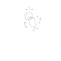 Kinkiet EYE SPOT WHITE I  6014 NOWODVORSKI