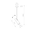 Eye super black  A 6502 lampa sufitowa czarna  Nowodvorski